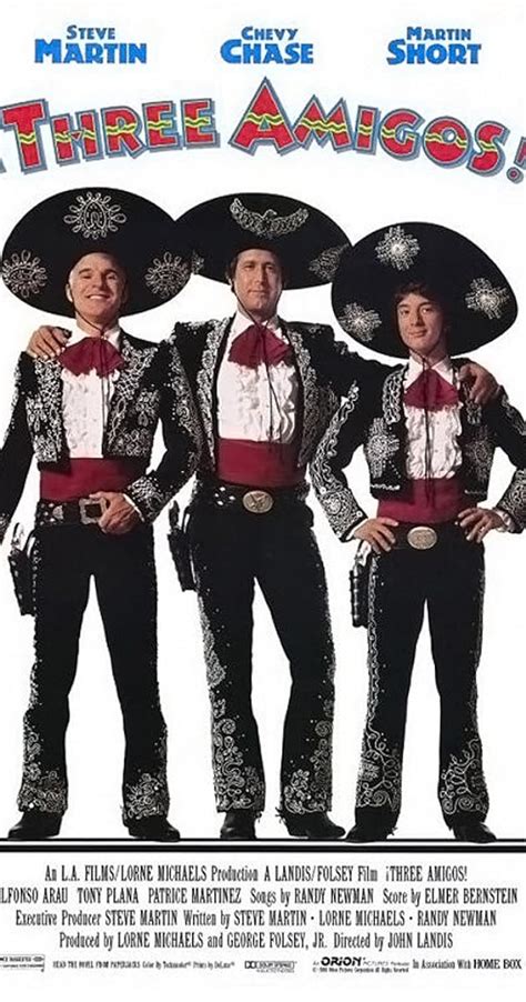 Three amigos parents guide - Three Amigos. The ideas to make "Three Amigos" into a good comedy are here, but the madness is missing. All great farces need a certain insane focus, an intensity that declares how important they are to themselves. This movie is too confident, too relaxed, too clever to be really funny. And yet, when the cowboys sit around their campfire ...